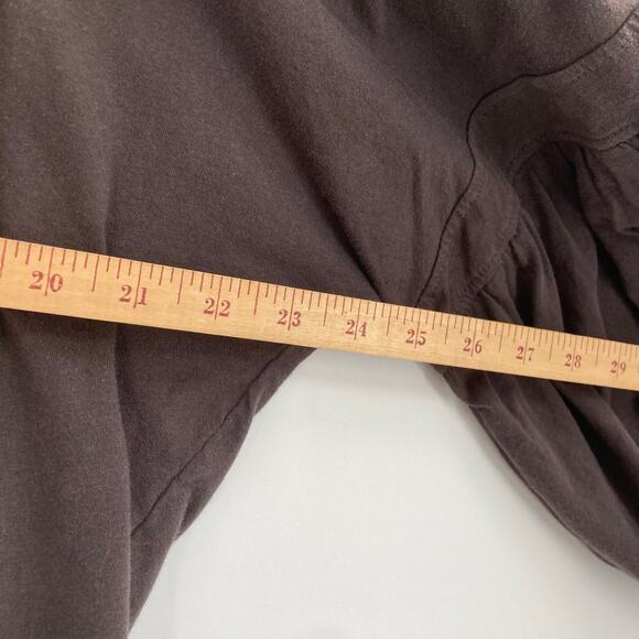 Mod Ref Casual Boxy Boho Puff Sleeve Charcoal Gray Women’s Oversized Small - Picture 6 of 7